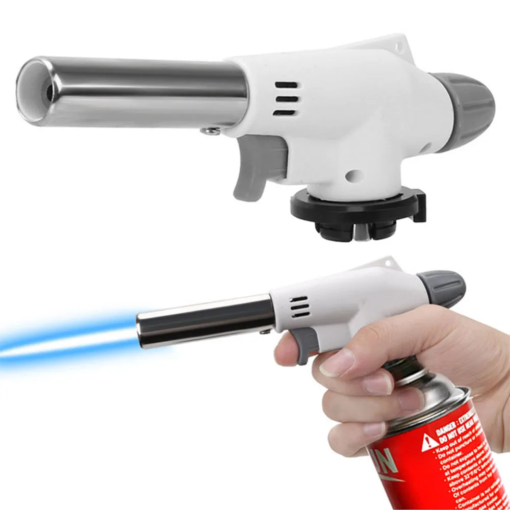 Camping Cooking Torch - Pistola de llama de Metal portátil,