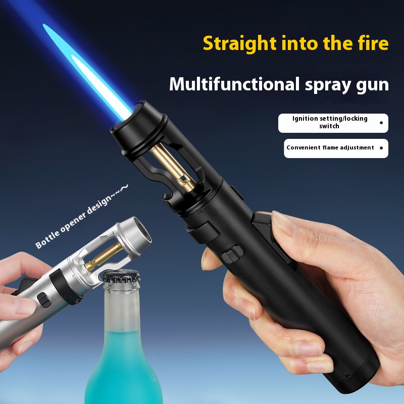 Camping Cooking Torch - Encendedor de Llama Jet Metálico Resistente
