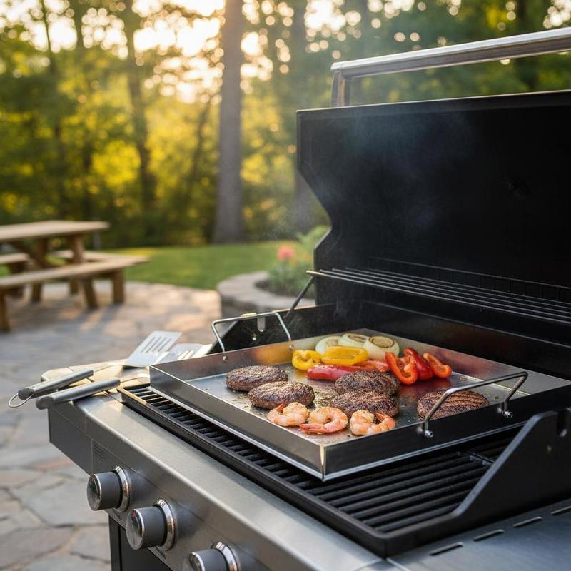 Camping Cooking Griddle - Plancha universal de superficie plana de