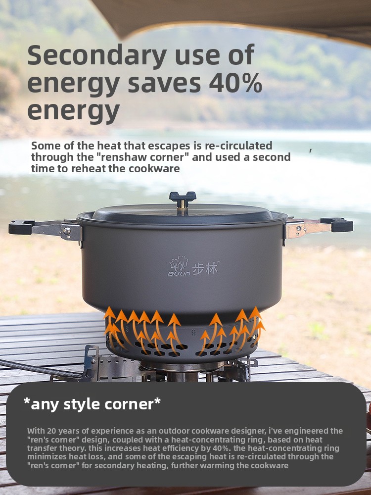 Camping Cooking Full Set - Nuevo set completo de picnic Bulin