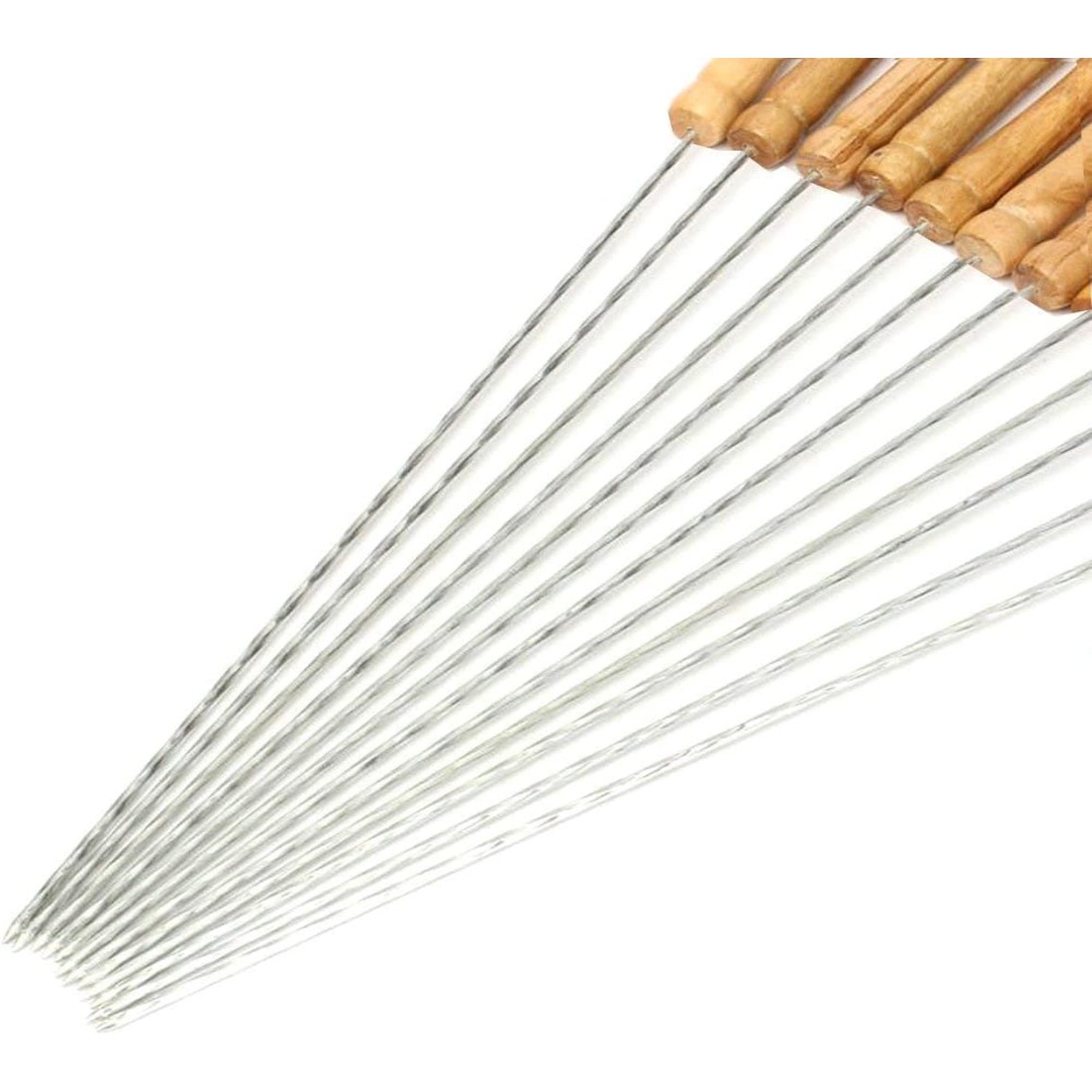 Camping Cooking Set - Brochetas reutilizables para asar a la