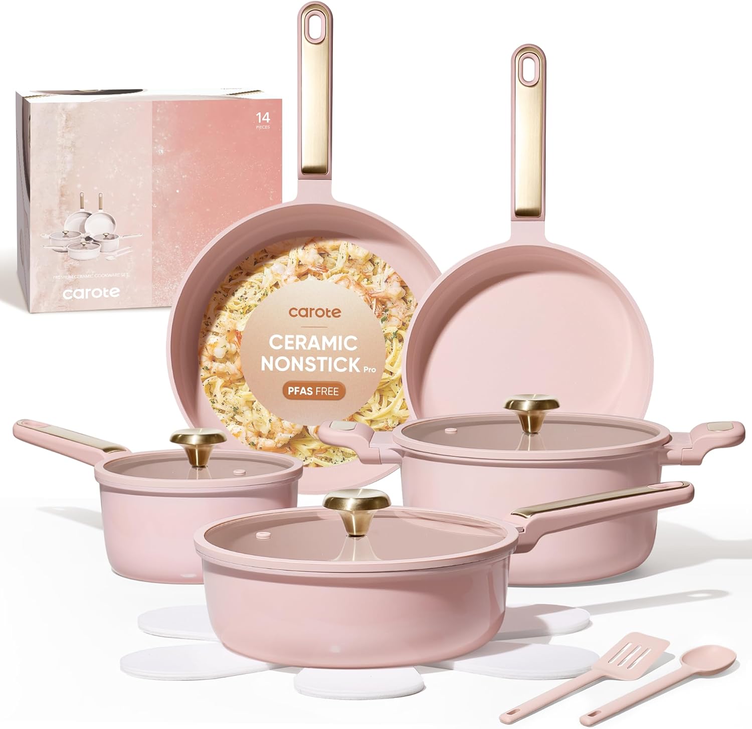 Camping Cooking Set Non Stick - Juego de Utensilios de Cocina de