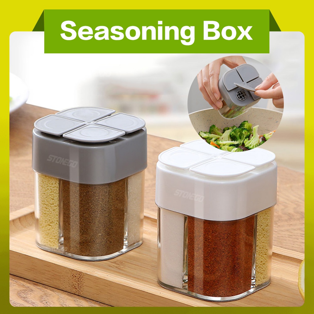 Camping Cooking Full Set - Dispensador de plástico 4 en 1,