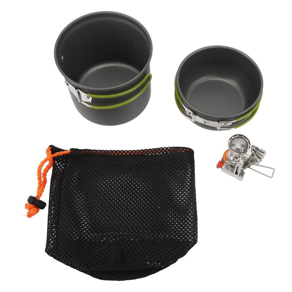Camping Lightweight Cooking Pot - Juego de Cocina para Camping de