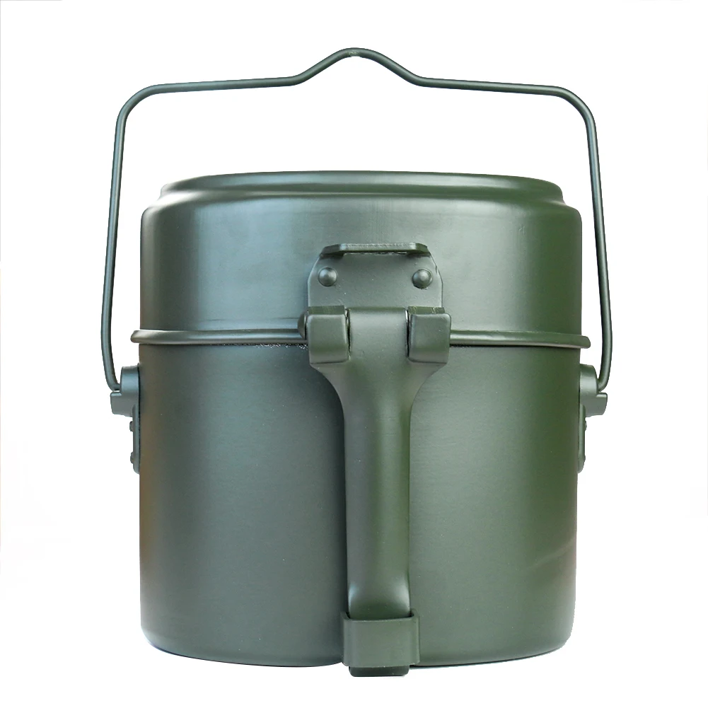 Camping Lightweight Cooking Pot - Juego de Olla y Tazón Portátiles