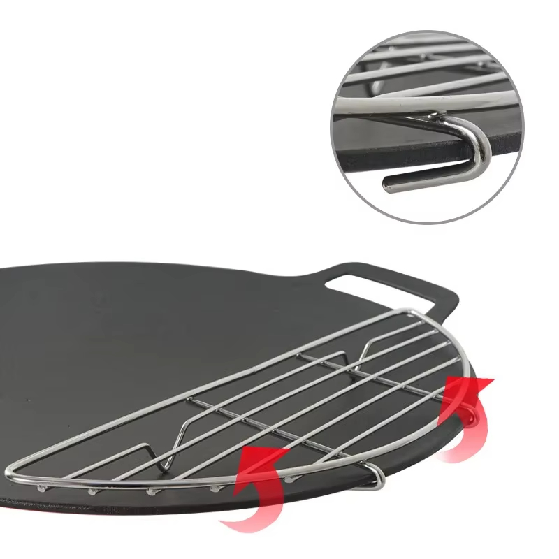 Rejilla de acero inoxidable pa - Camping Cooking Griddle reseña y precio
