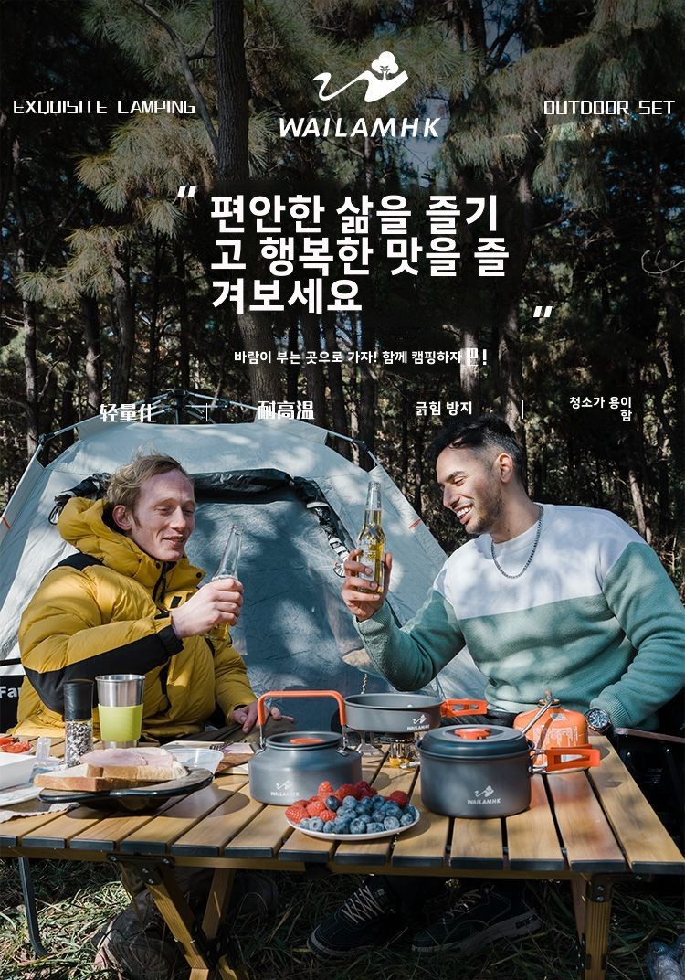 Juego de Utensilios de Cocina  - Nesting Camping Cooking Set reseña y precio