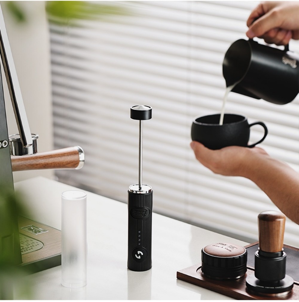 Espumador de Leche Eléctrico I - Pocket Coffee Maker reseña y precio