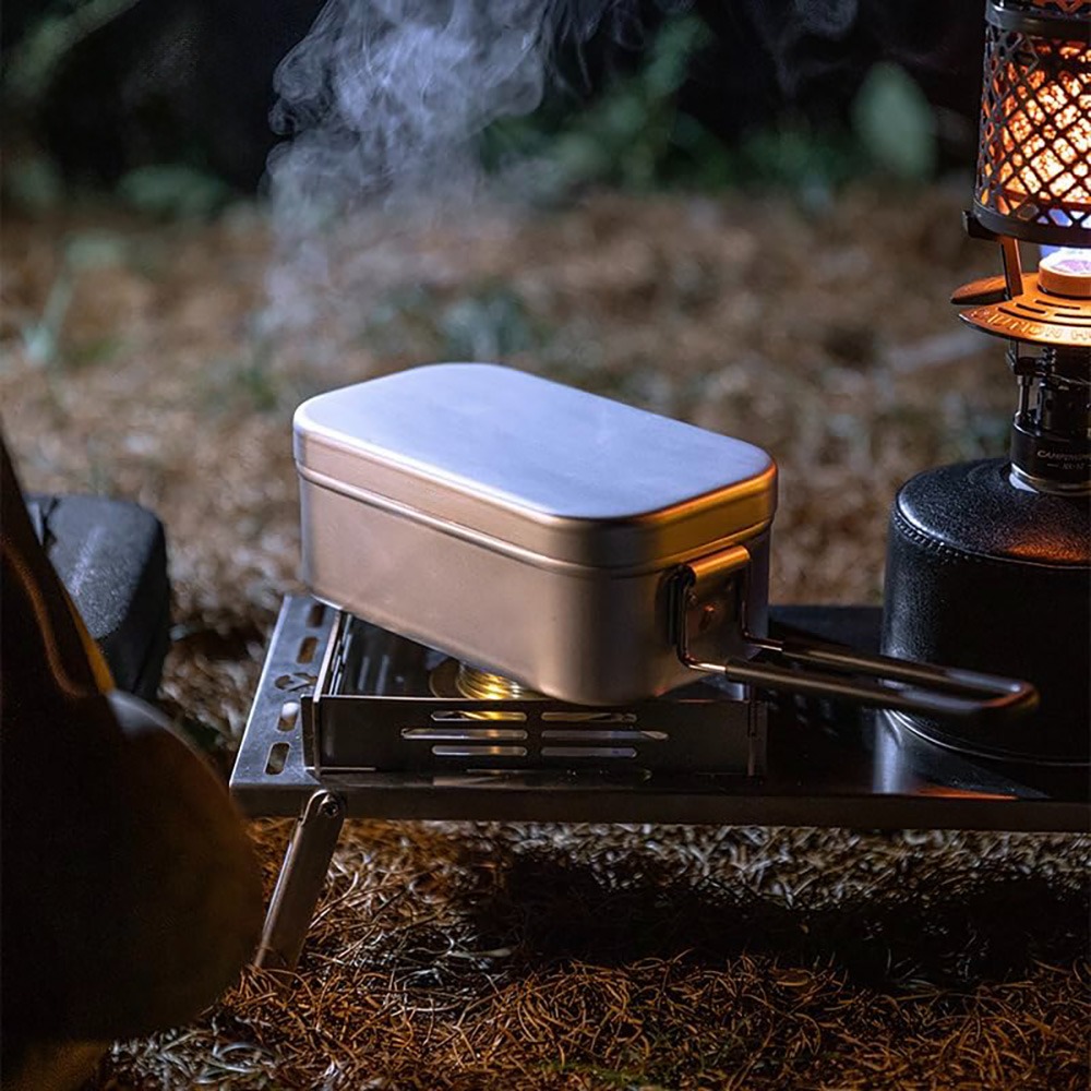 Vajilla ultraligera para acamp - Camping Cooking Set reseña y precio