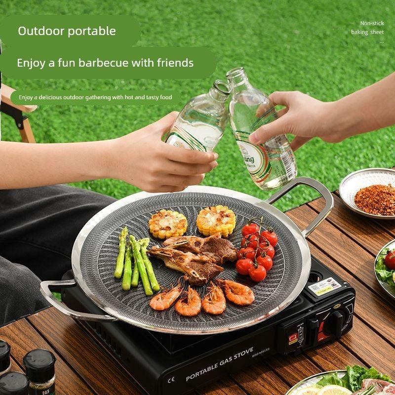 Sartén Multifuncional de Acero - Camping Cooking Griddle reseña y precio