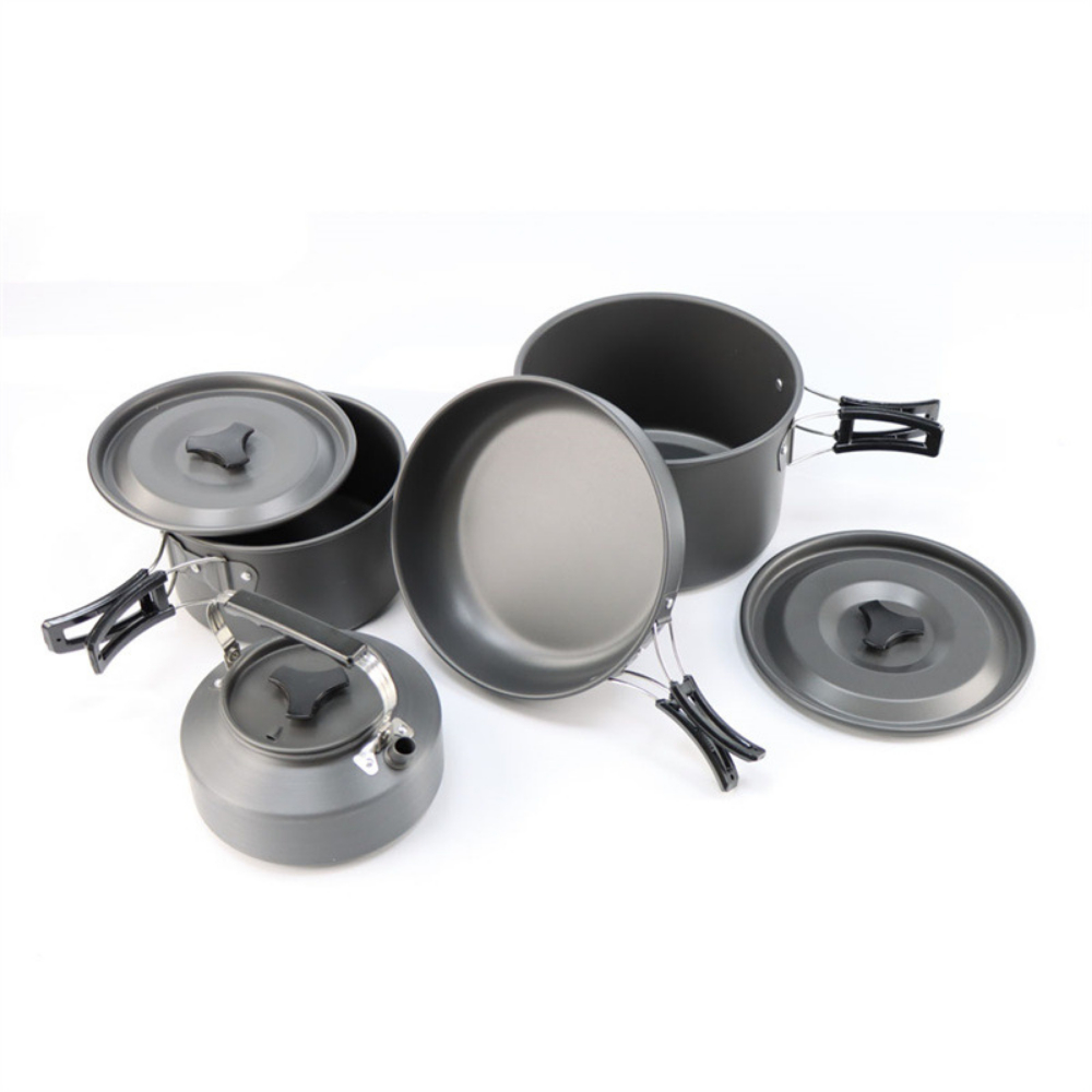 Juego de Cocina para Acampar a - Nesting Camping Cooking Set reseña y precio