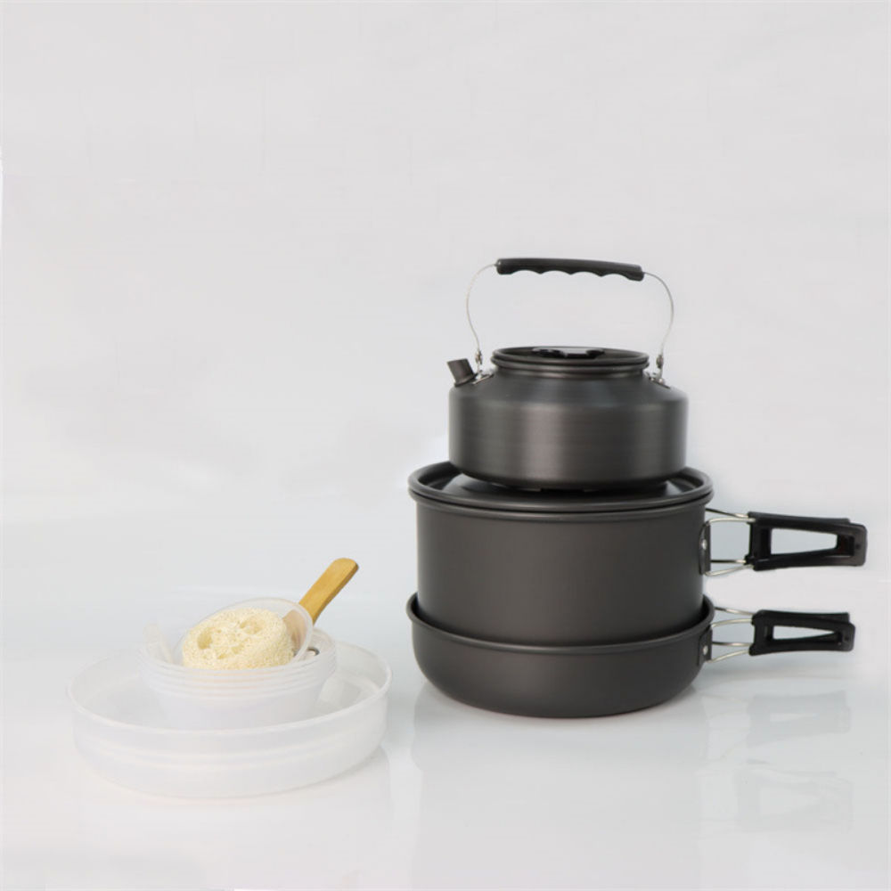 Juego de Cocina para Acampar a - Nesting Camping Cooking Set reseña y precio