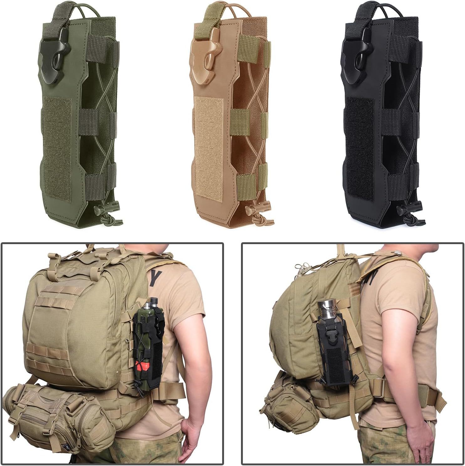 Bolsa Molle para Botella de Ag - Camping Cooking Can reseña y precio