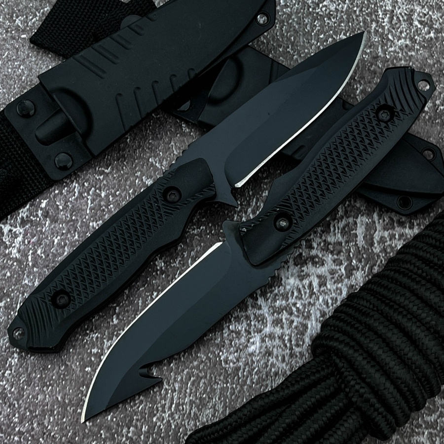 Cuchillo recto de emergencia p - Camping Cooking Knife With Sheath reseña y precio
