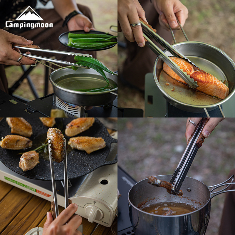 Utensilios de cocina para acam - Camping Outdoor Cooking Equipment reseña y precio