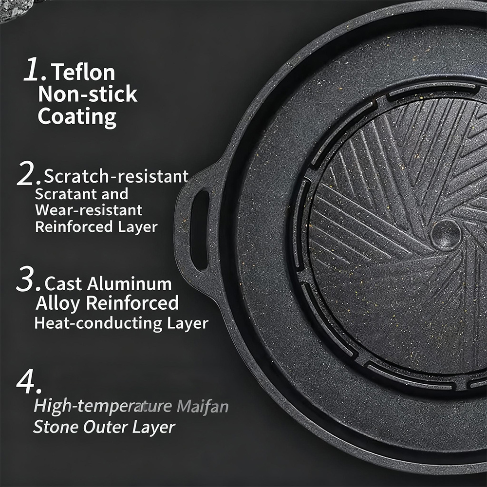 KOSUN Sartén para parrilla de  - Camping Cooking Griddle reseña y precio