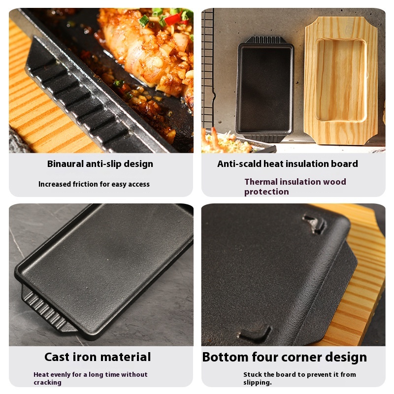 Plancha Teppanyaki de Hierro F - Camping Cooking Griddle reseña y precio