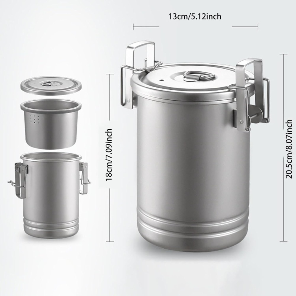 Juego de ollas para cocinar al - Nesting Camping Cooking Set reseña y precio