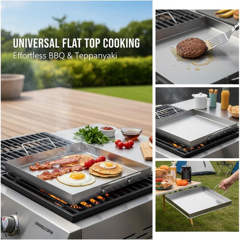 Plancha universal de superfici - Camping Cooking Griddle reseña y precio