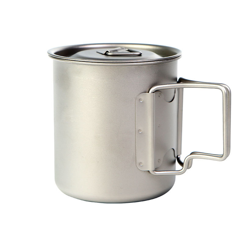 Tazas de titanio para acampar, - Camping Cooking Can reseña y precio