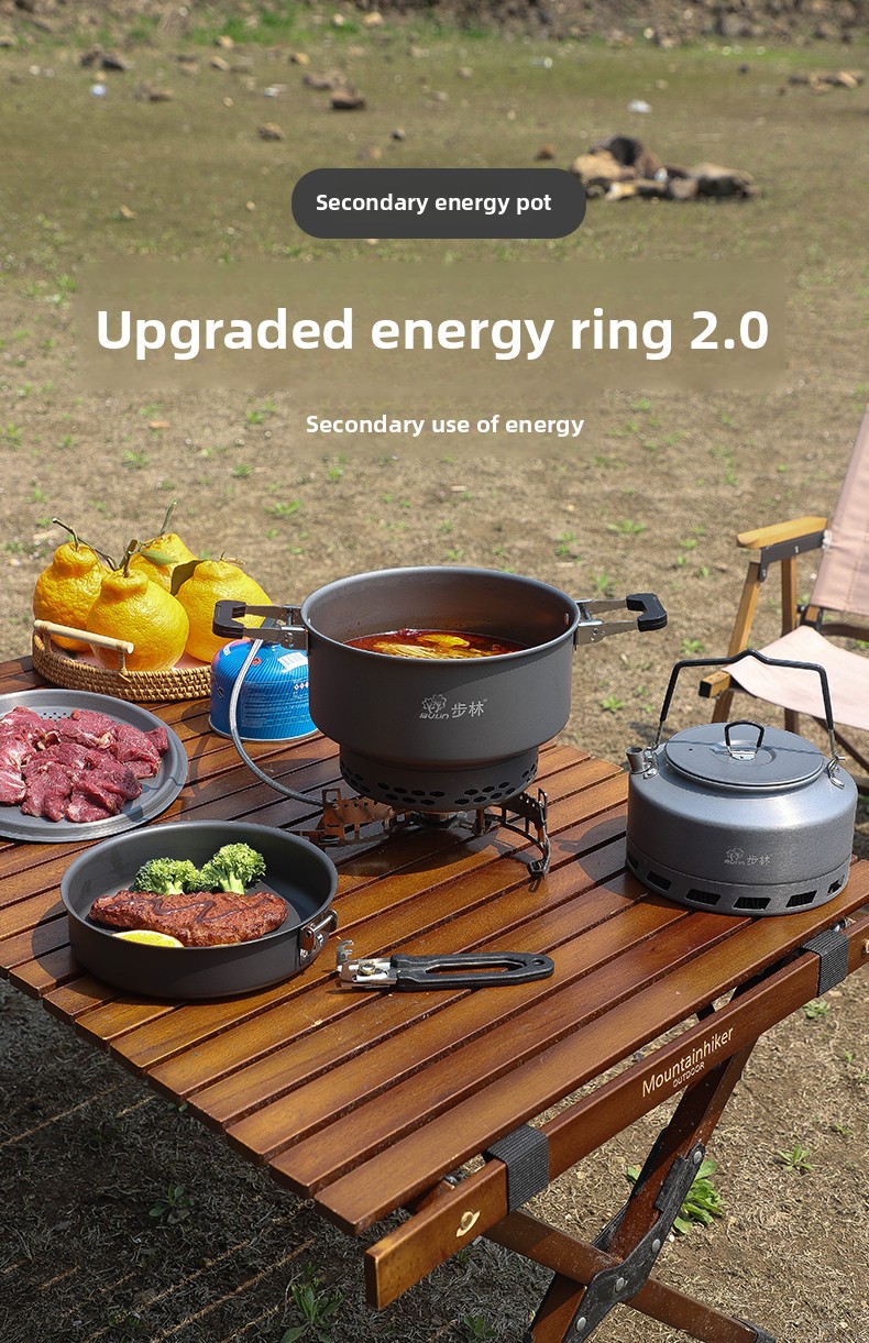 Nuevo set completo de picnic B - Camping Cooking Full Set reseña y precio