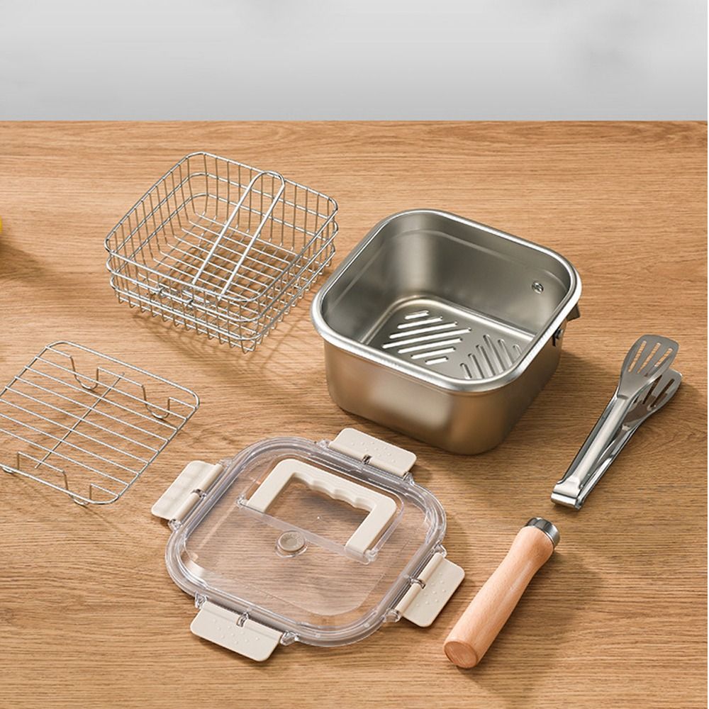 Sartén portátil de acero inoxi - Camping Cooking Set Non Stick reseña y precio