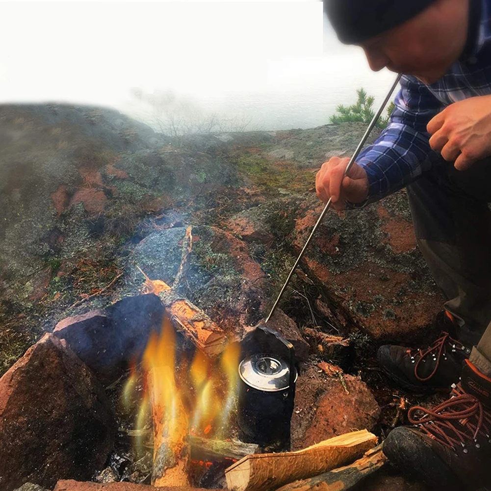 Tubo de fuego para cocinar al  - Camping Cooking Youtube reseña y precio