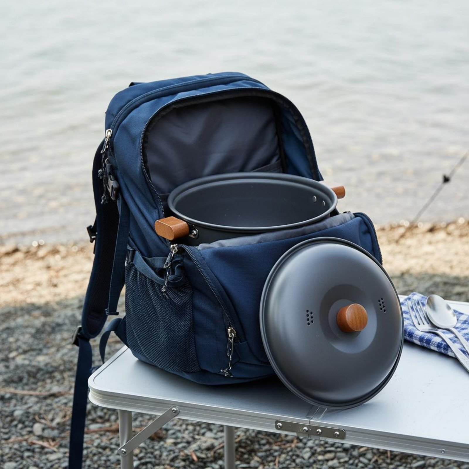 Olla para cocinar al aire libr - Camping Lightweight Cooking Pot reseña y precio