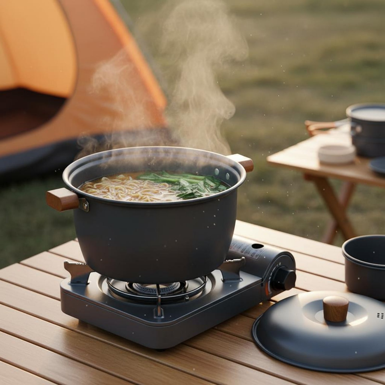 Olla para cocinar al aire libr - Camping Lightweight Cooking Pot reseña y precio