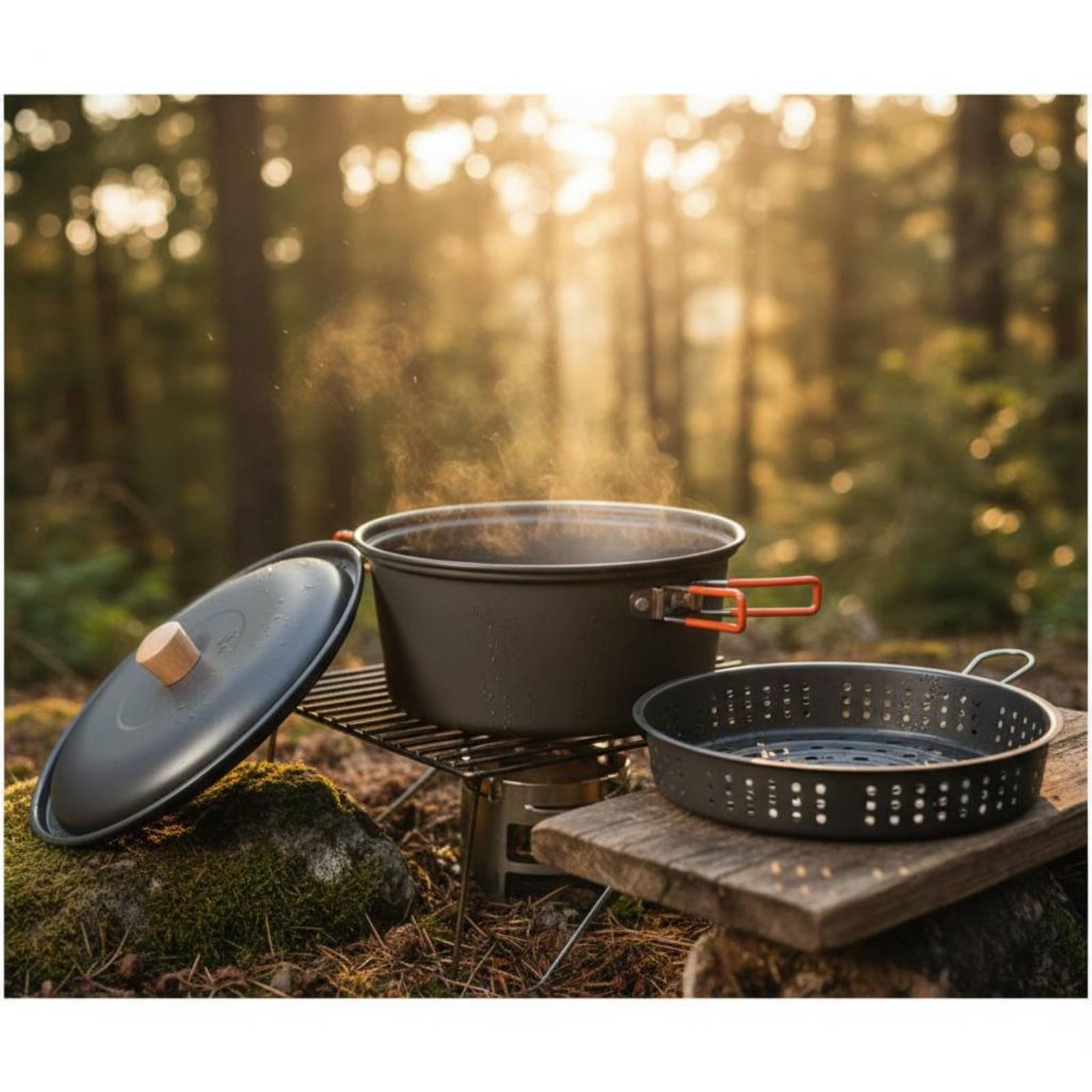 Olla para cocinar al aire libr - Camping Lightweight Cooking Pot reseña y precio