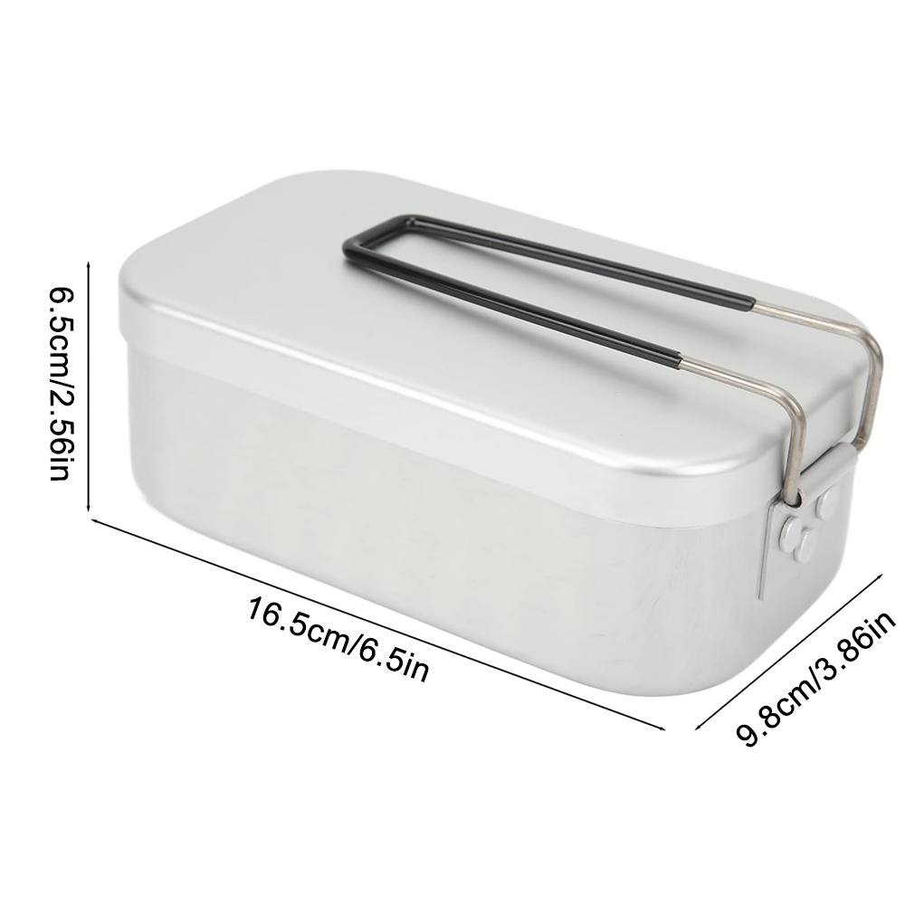 Fiambreras de aluminio de 800M - Camping Outdoor Cooking Equipment reseña y precio