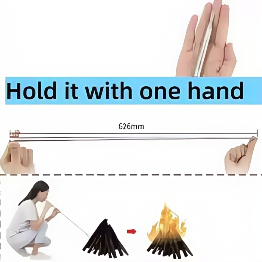 Tubo Soplador de Fuego para Ac - Camping Cooking Youtube reseña y precio