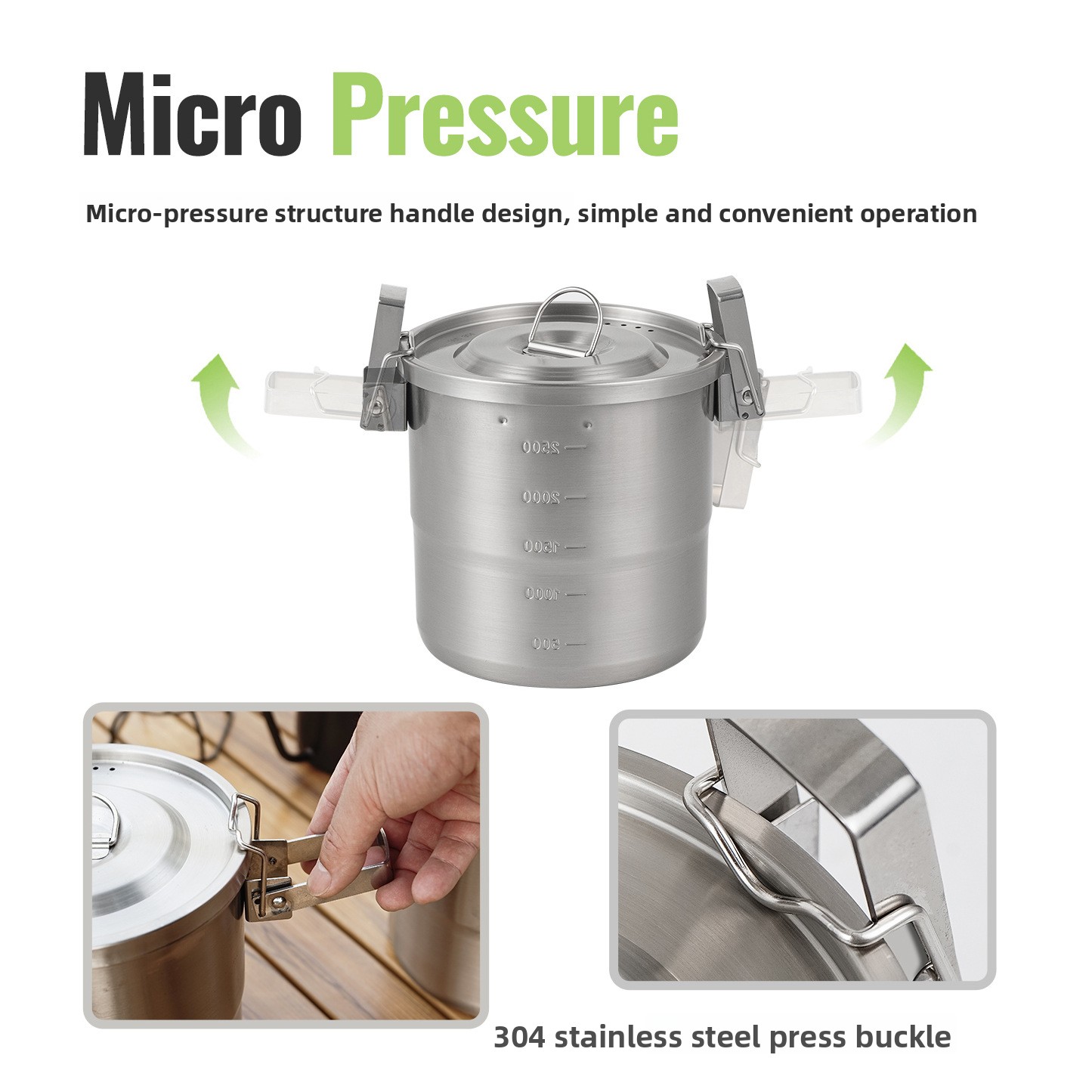 Ollas y sartenes de acero inox - Camping Cooking Full Set reseña y precio