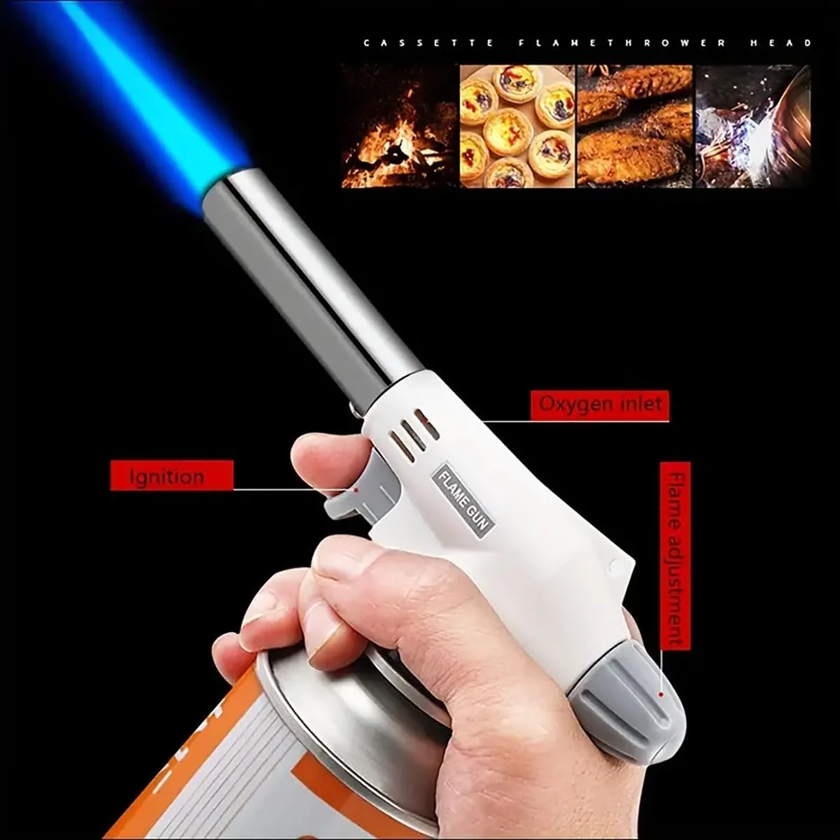 Quemador de butano para exteri - Camping Cooking Torch reseña y precio