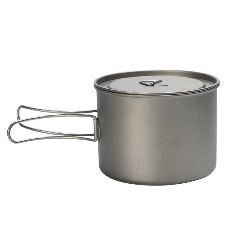 Olla de titanio para Picnic al - Camping Cooking Set reseña y precio