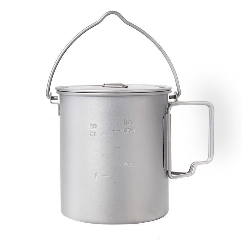 Olla de titanio para Picnic al - Camping Cooking Set reseña y precio