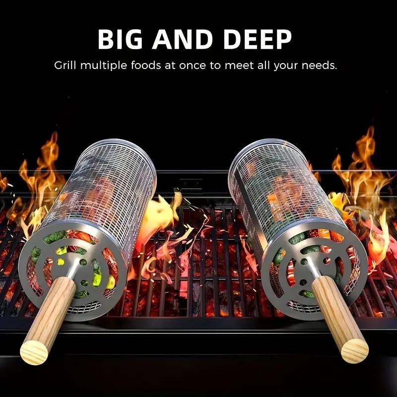 Cesta de acero inoxidable para - Camping Cooking Griddle reseña y precio