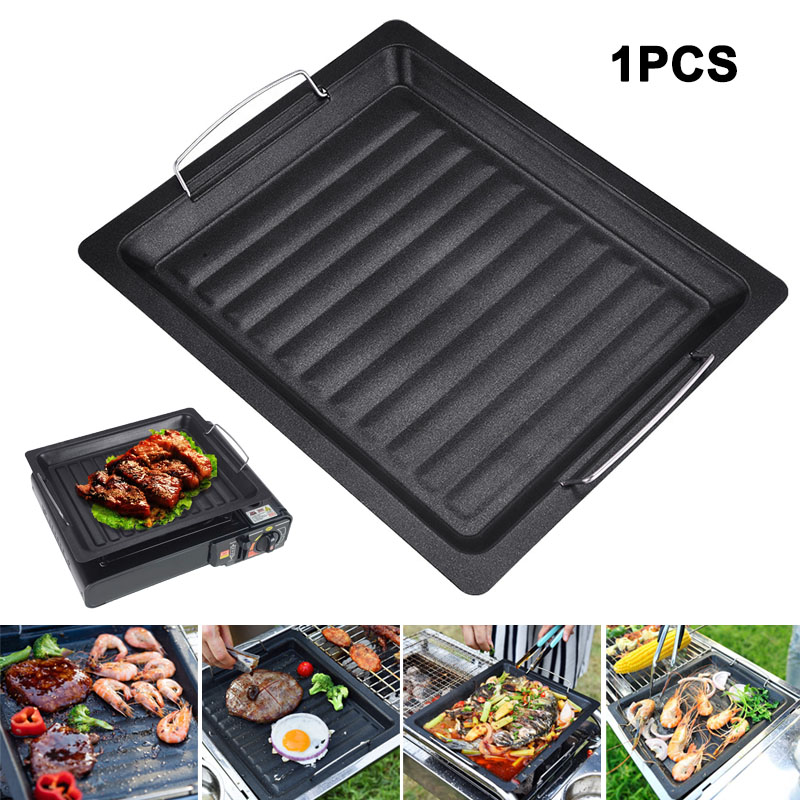 Sartén cuadrada gruesa para ex - Camping Cooking Set Non Stick reseña y precio
