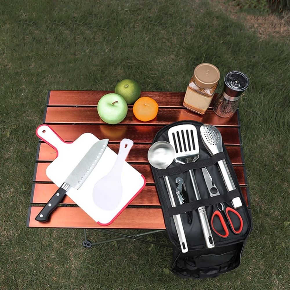 Juego de utensilios de Picnic, - Camping Outdoor Cooking Equipment reseña y precio