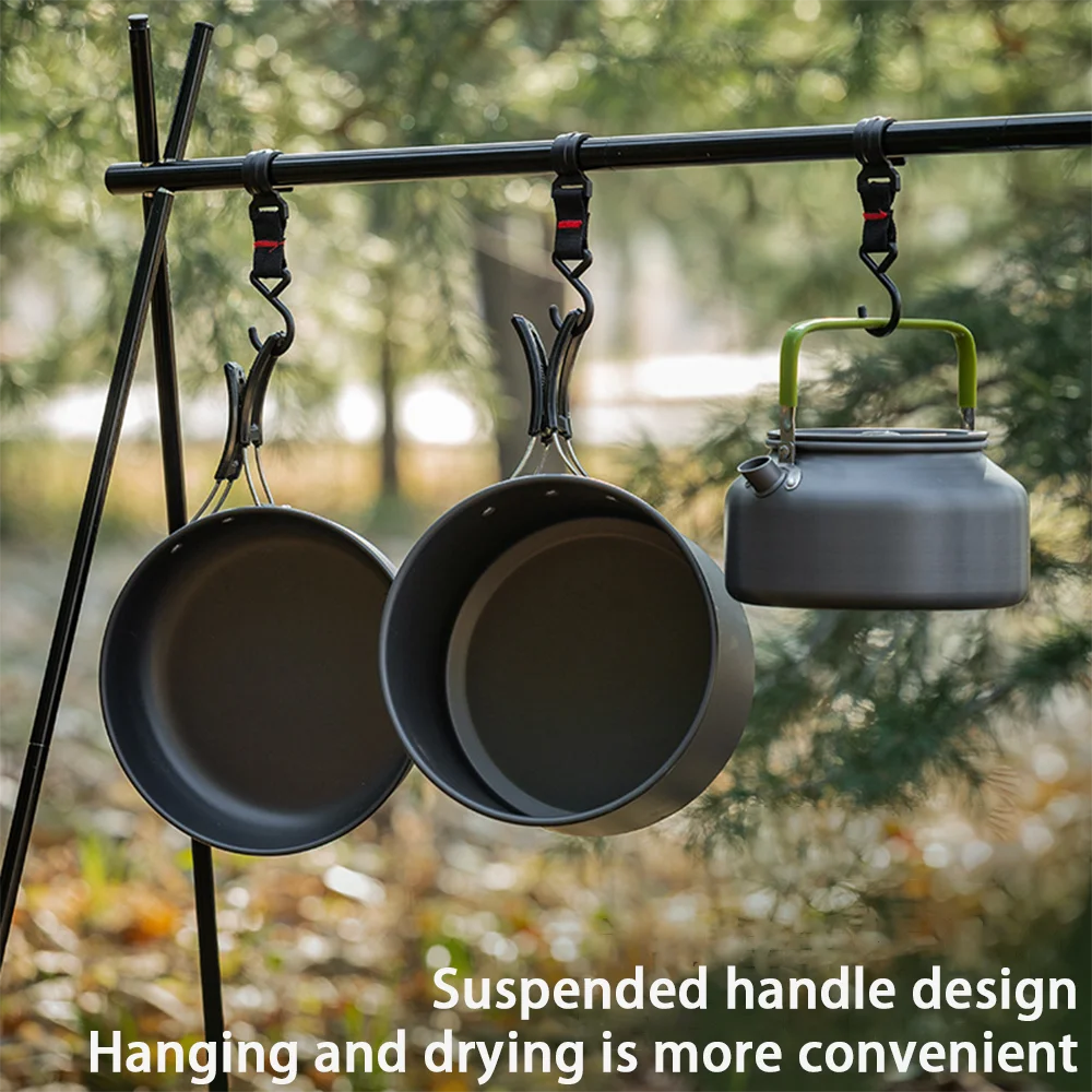 Kit de Cocina para Acampar de  - Nesting Camping Cooking Set reseña y precio