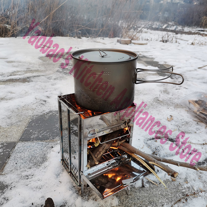 Estufa de Leña Portátil Desmon - Camping Outdoor Cooking Equipment reseña y precio