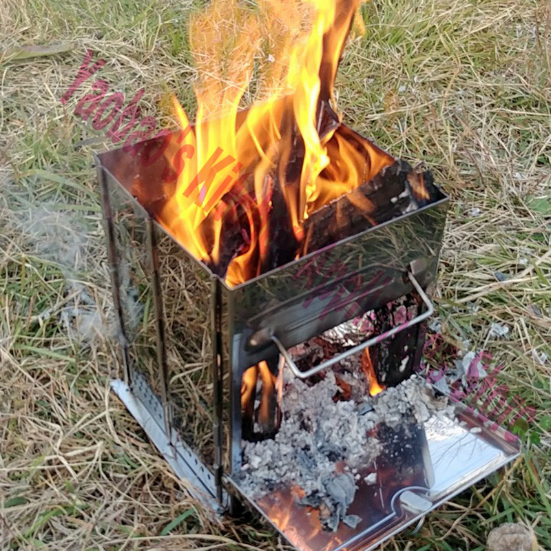 Estufa de Leña Portátil Desmon - Camping Outdoor Cooking Equipment reseña y precio