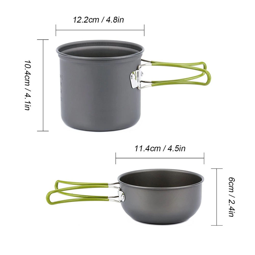 Juego de cocina para acampar a - Camping Cooking Options reseña y precio