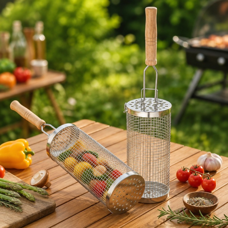 Juego de Cestas Redondas para  - Camping Cooking Griddle reseña y precio
