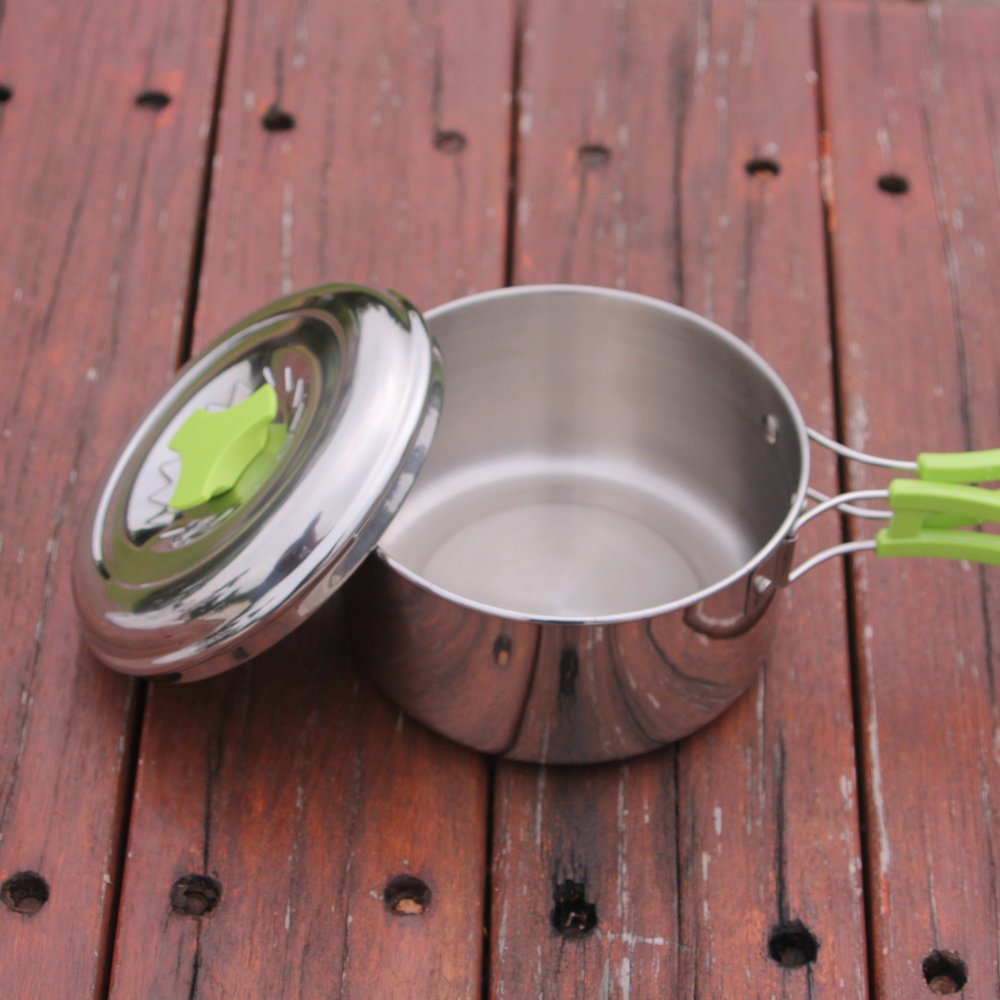 Olla de Camping ligera de acer - Camping Lightweight Cooking Pot reseña y precio
