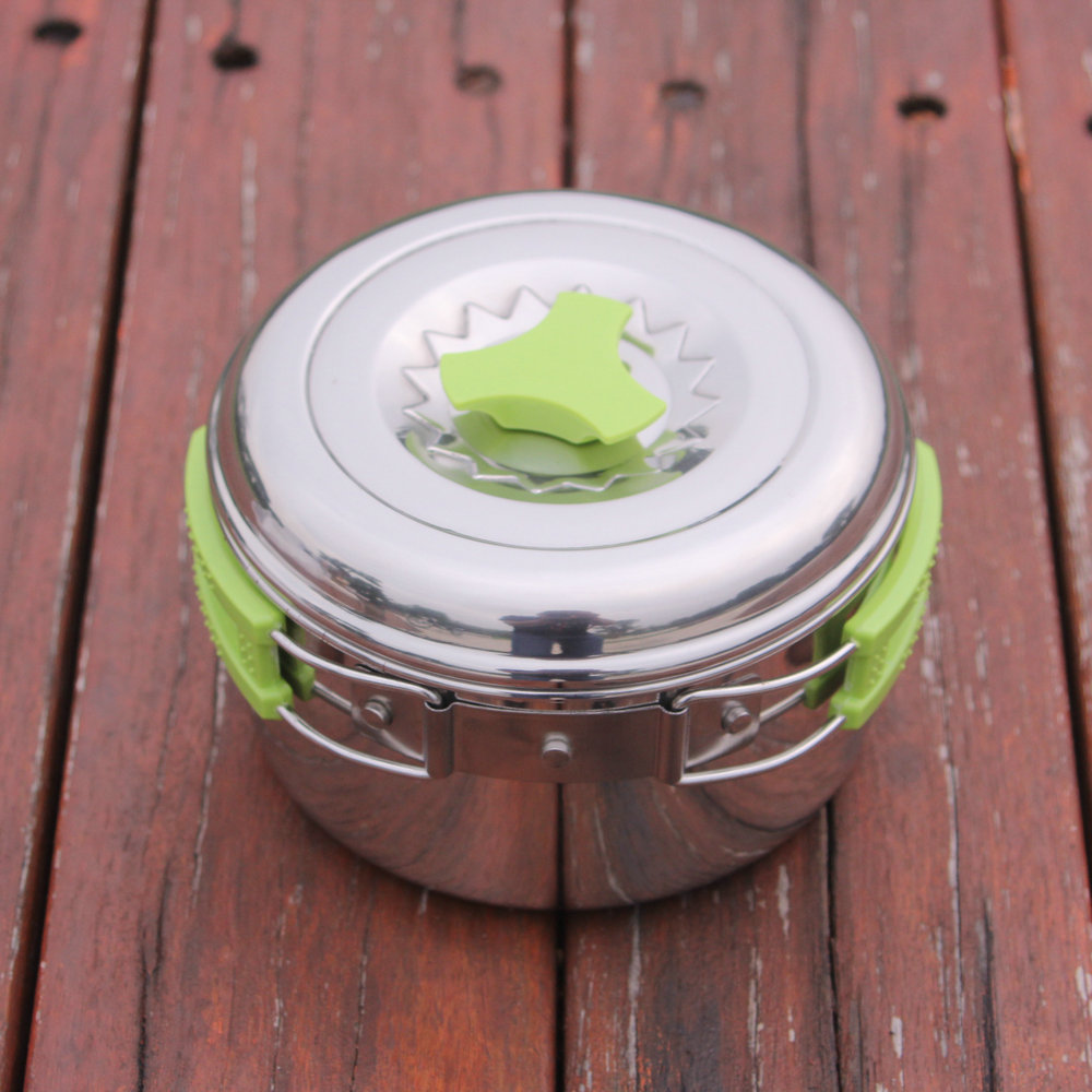 Olla de Camping ligera de acer - Camping Lightweight Cooking Pot reseña y precio