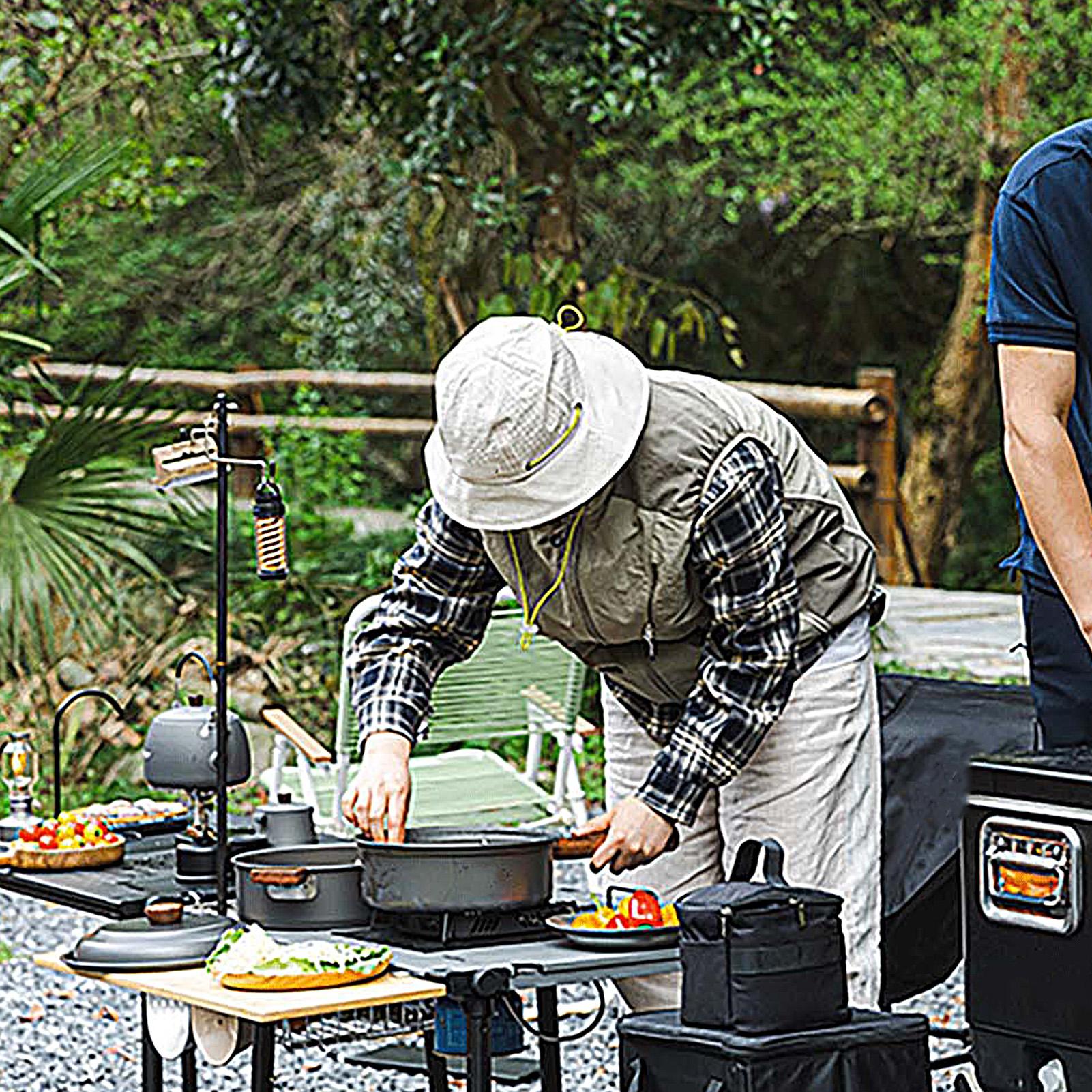 Olla portátil para acampar, ol - Camping Lightweight Cooking Pot reseña y precio