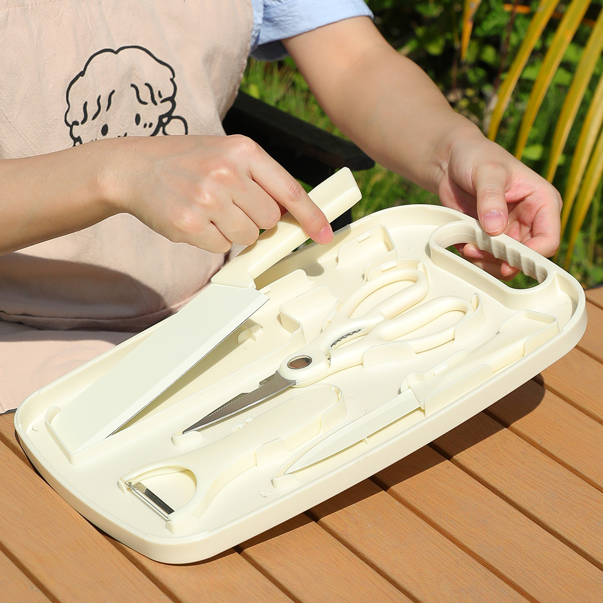 Juego de pícnic al aire libre  - Camping Cooking Set Non Stick reseña y precio
