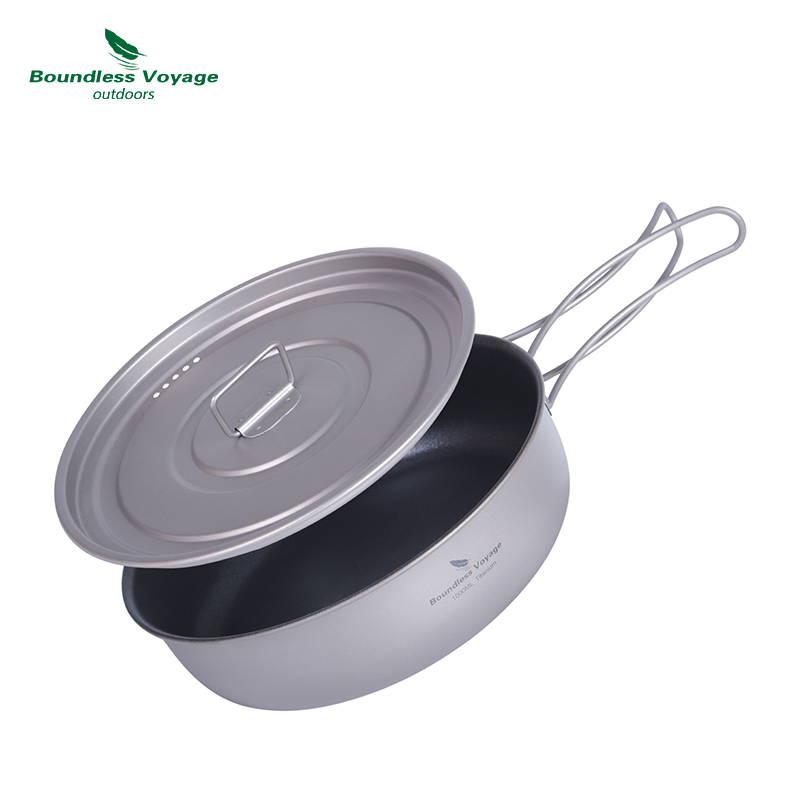 Boundless Voyage-sartén antiad - Camping Cooking Set Non Stick reseña y precio