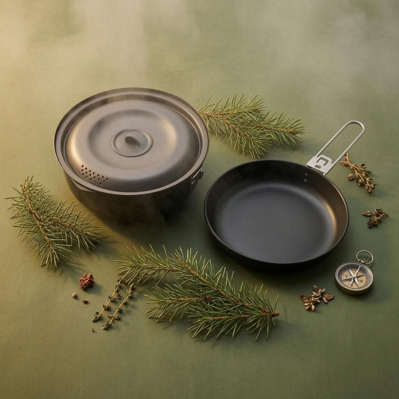 Utensilios de Cocina para Exte - Nesting Camping Cooking Set reseña y precio